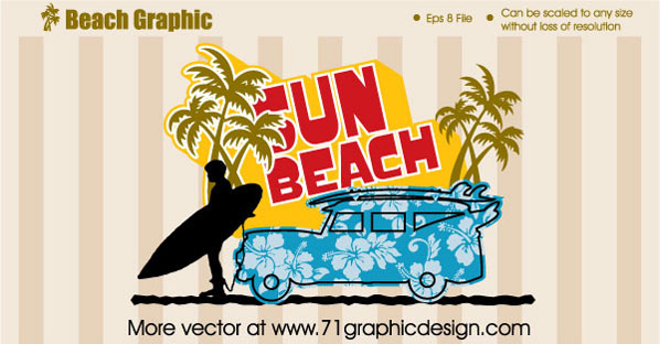 free vector Beach Graphic